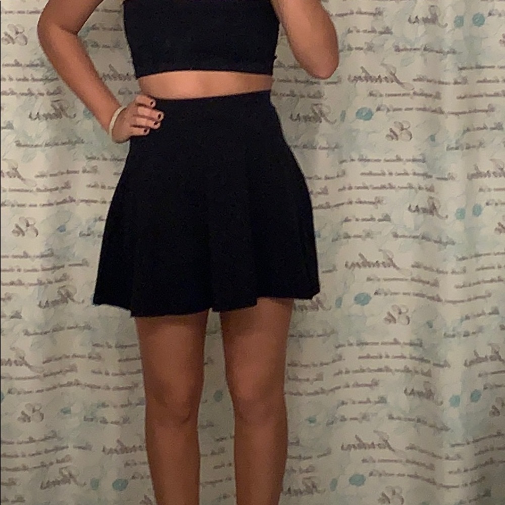 Black Skater Skirt